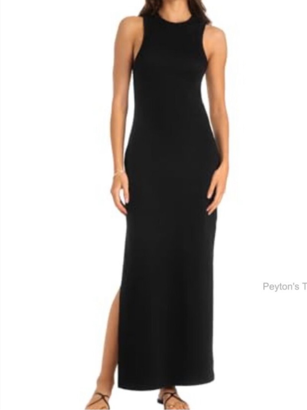 Alice + Olivia Maxi Ribbed Dress